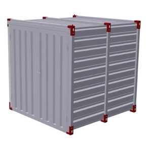 Konteiner 2.25m kaks ust (23880) - Image 3