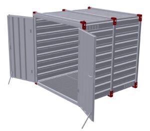 Konteiner 2.25m kaks ust (23820)