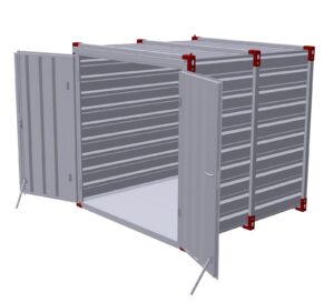 Konteiner 2.25m kaks ust (23880)